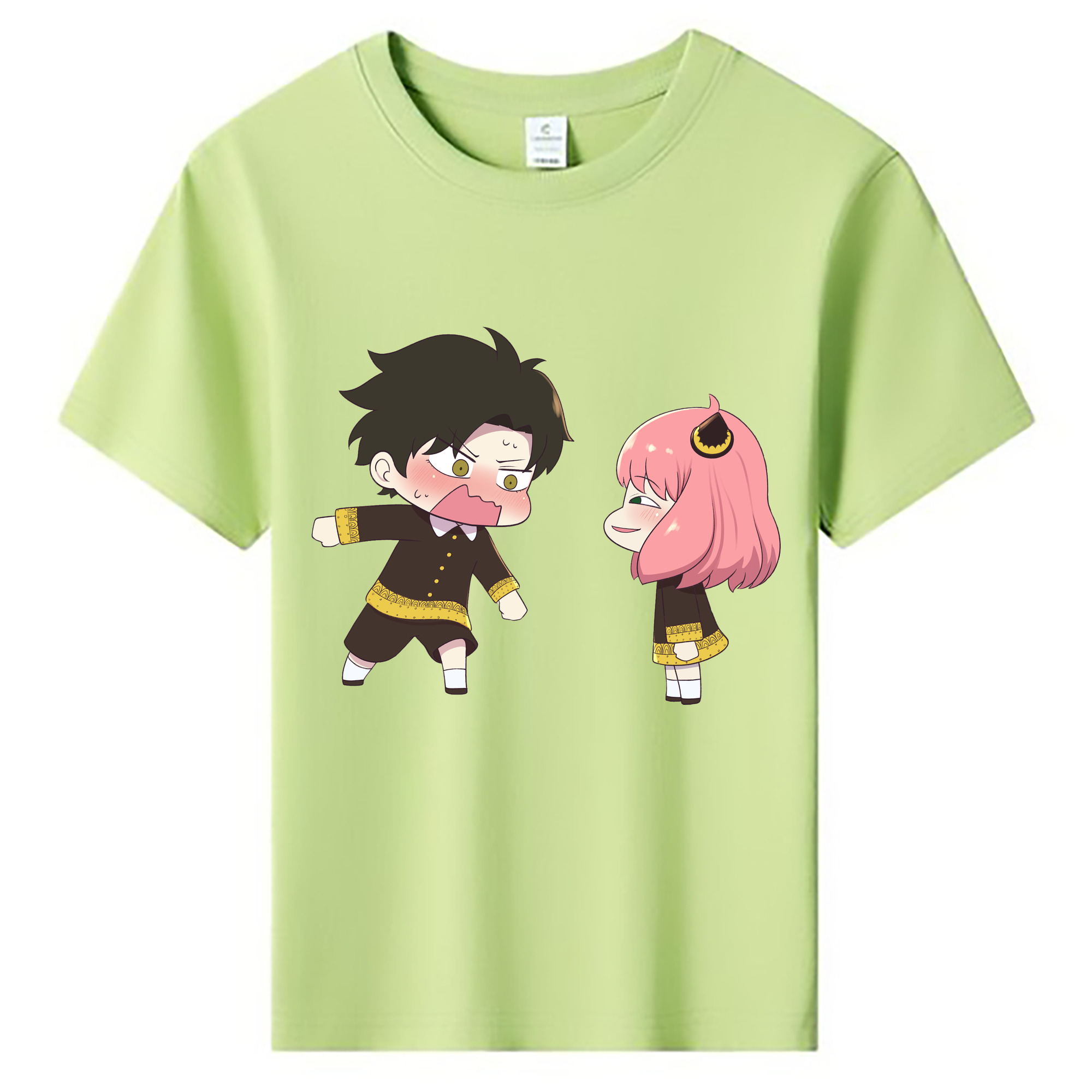 （画像用） SPY×FAMILY间谍家家酒 綿100％キッズTシャツ（フロントプリント）